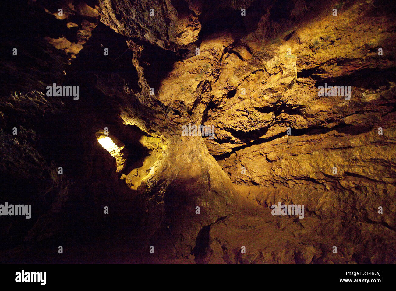 Klutert cave Schwelm, Germany. Stock Photo
