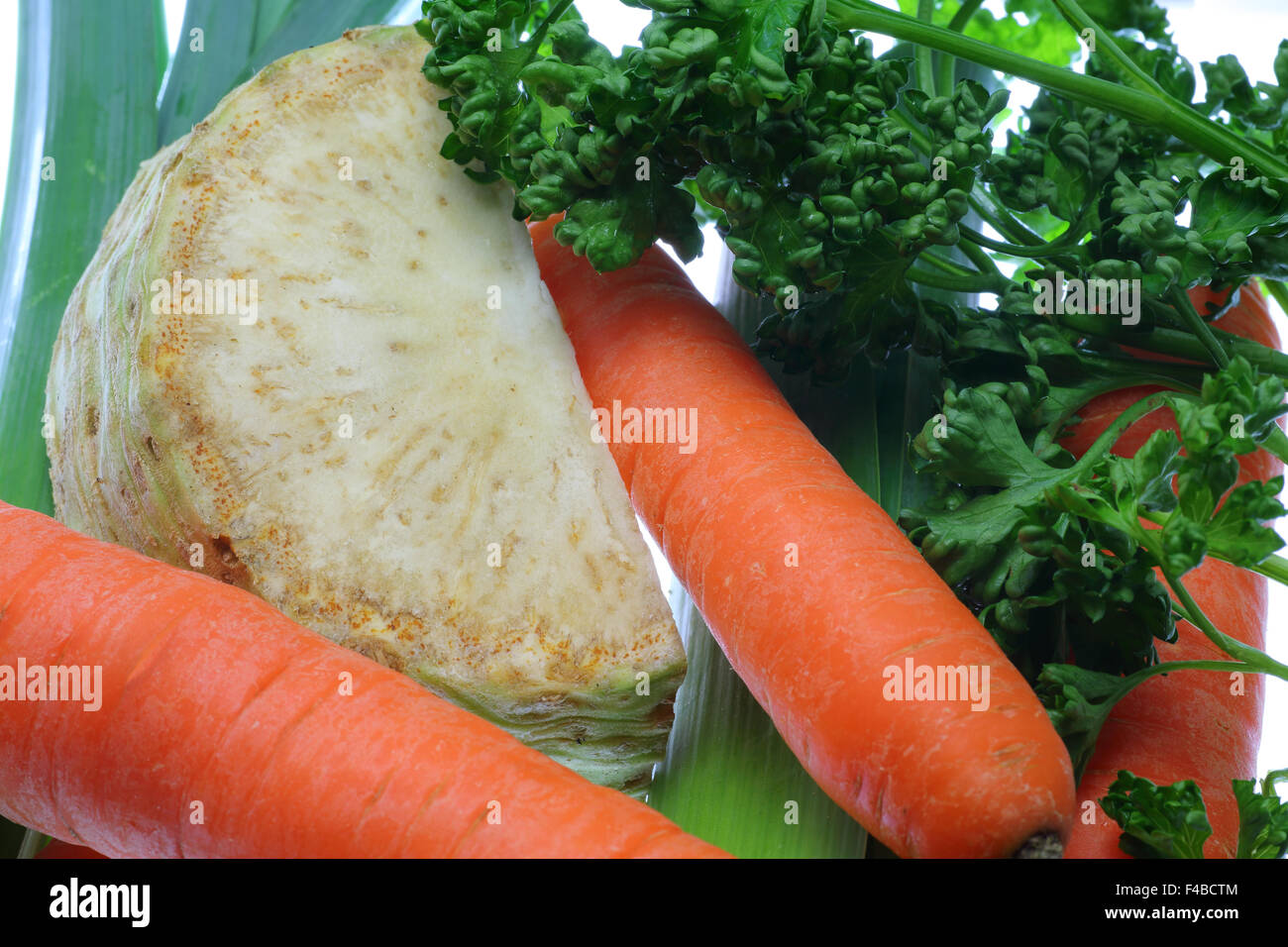 soup vegetables Stock Photo