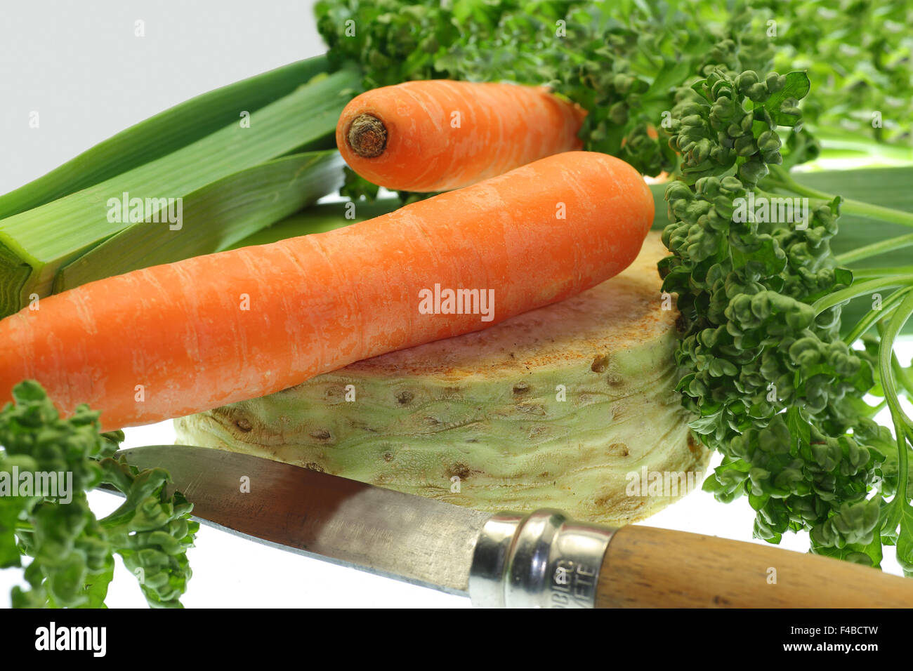 soup vegetables Stock Photo