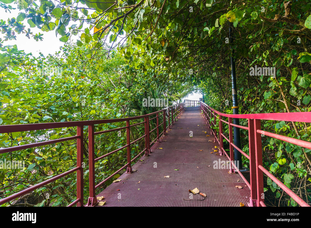 Walkway near to beach Stock Photo - Alamy
