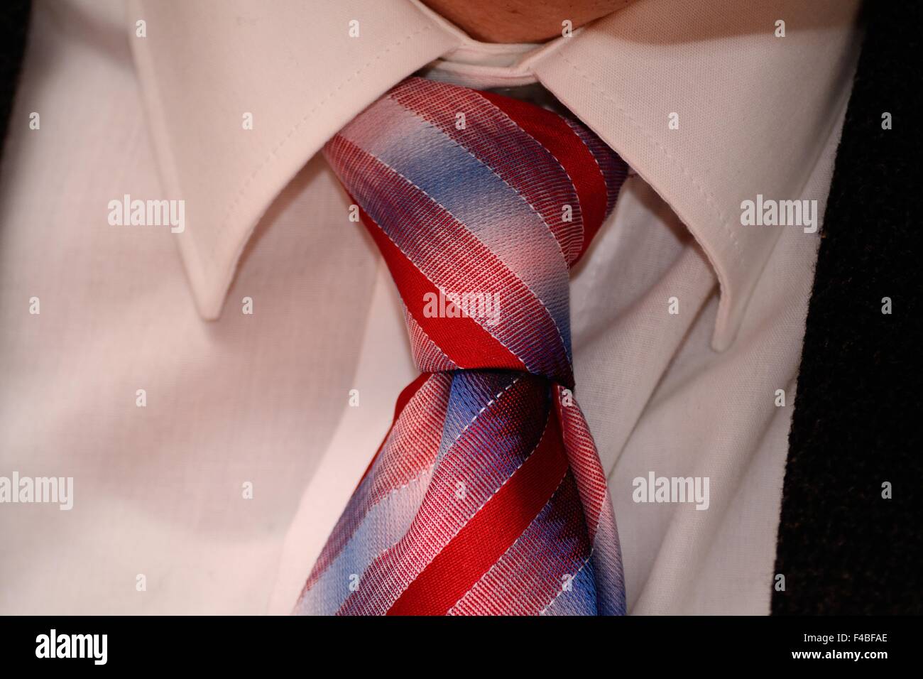 Status Symbol Tie - close-up Stock Photo