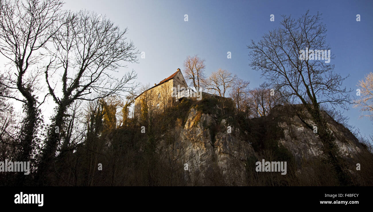 Castle Klusen stone Hemer, Germany. Stock Photo