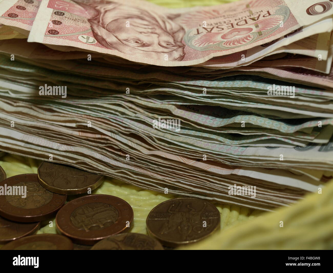 Czech money - koruna Stock Photo