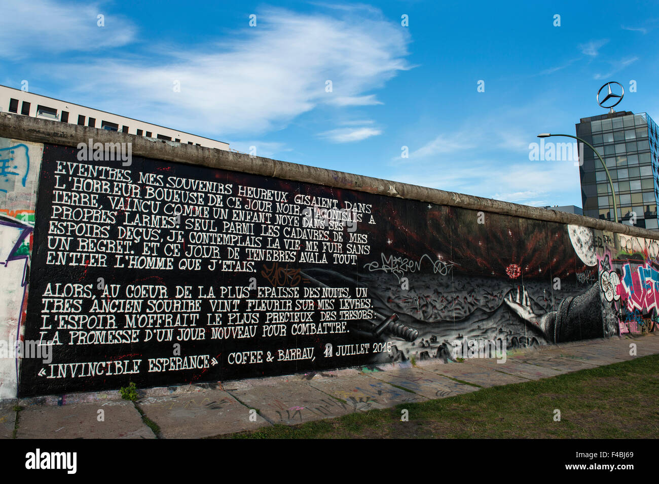 Berlin Wall Graffiti 1989 Stock Photos Berlin Wall - 