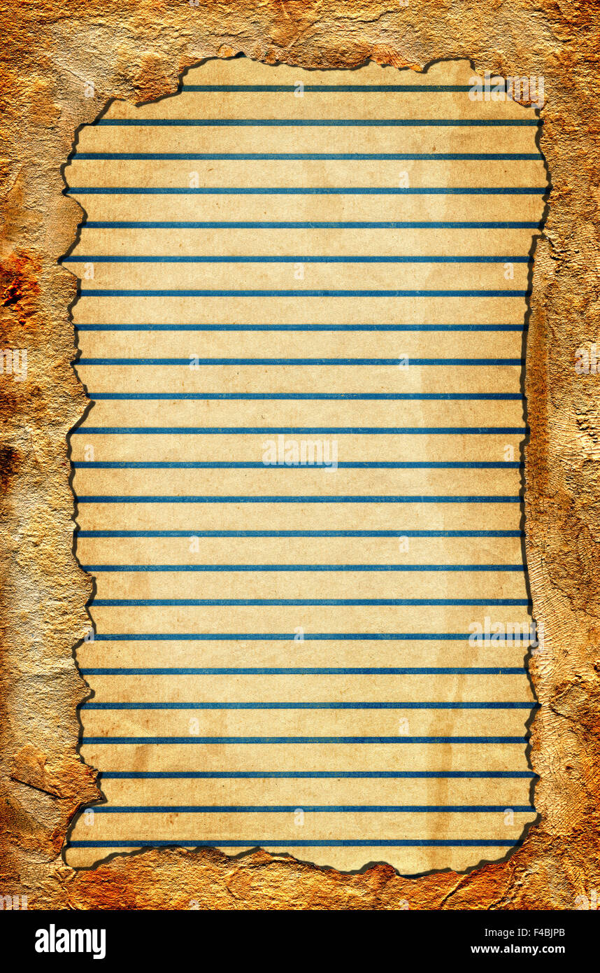 Vintage Paper with Lines Stock Photo - Alamy