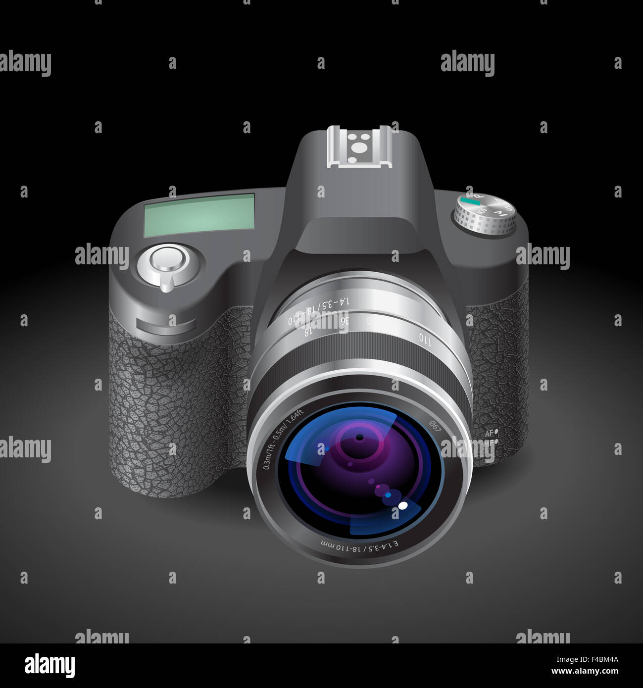 Icon for SLR camera Stock Photo