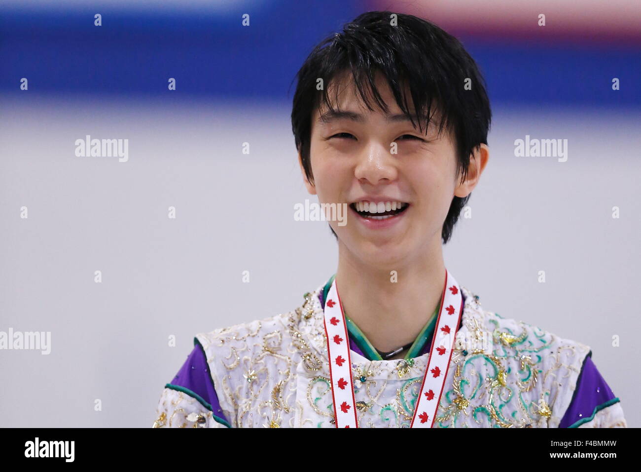 Barrie, Canada. 15th Oct, 2015. Yuzuru Hanyu (JPN) Figure Skating