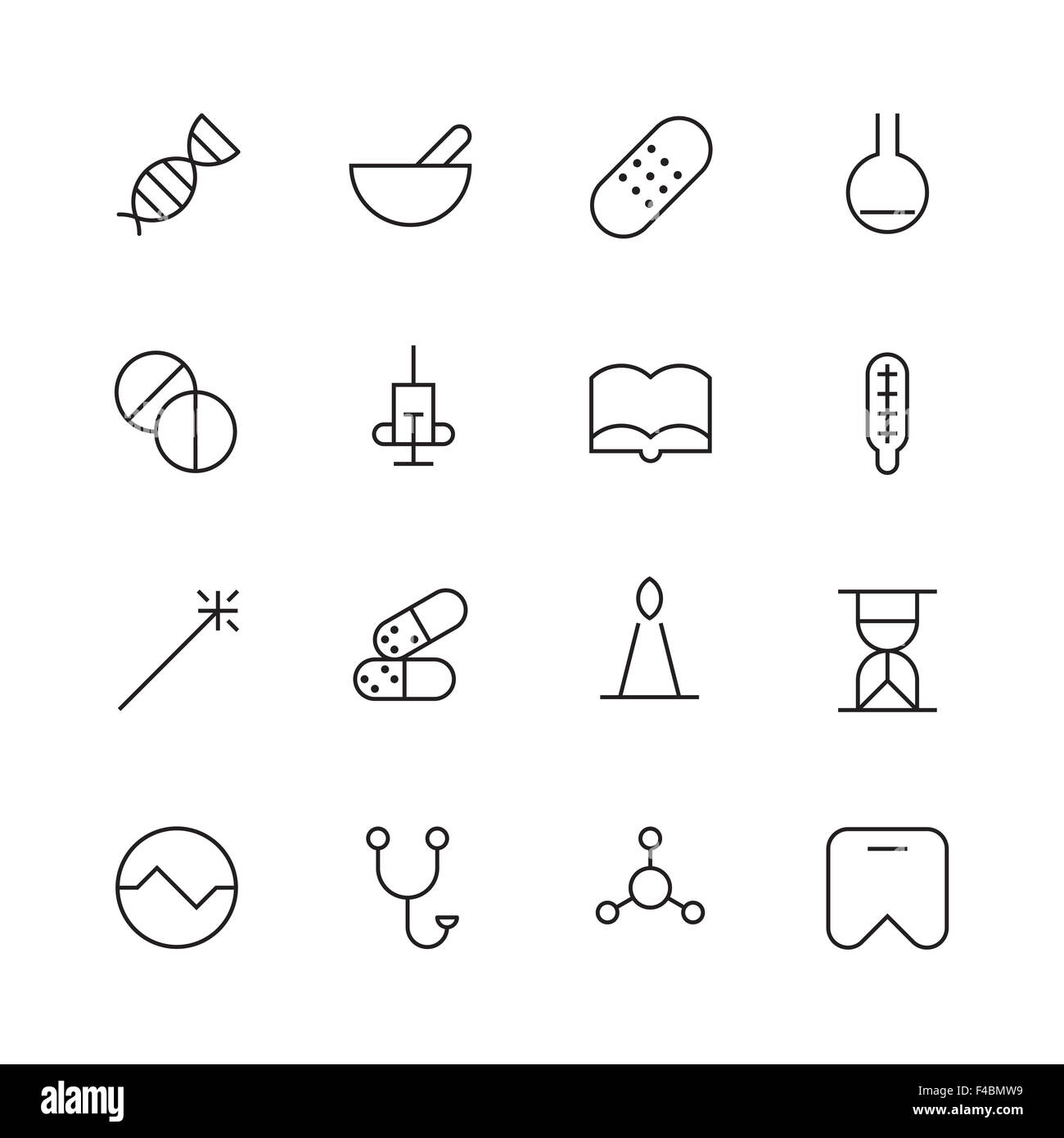 Medical ui icons hi-res stock photography and images - Alamy