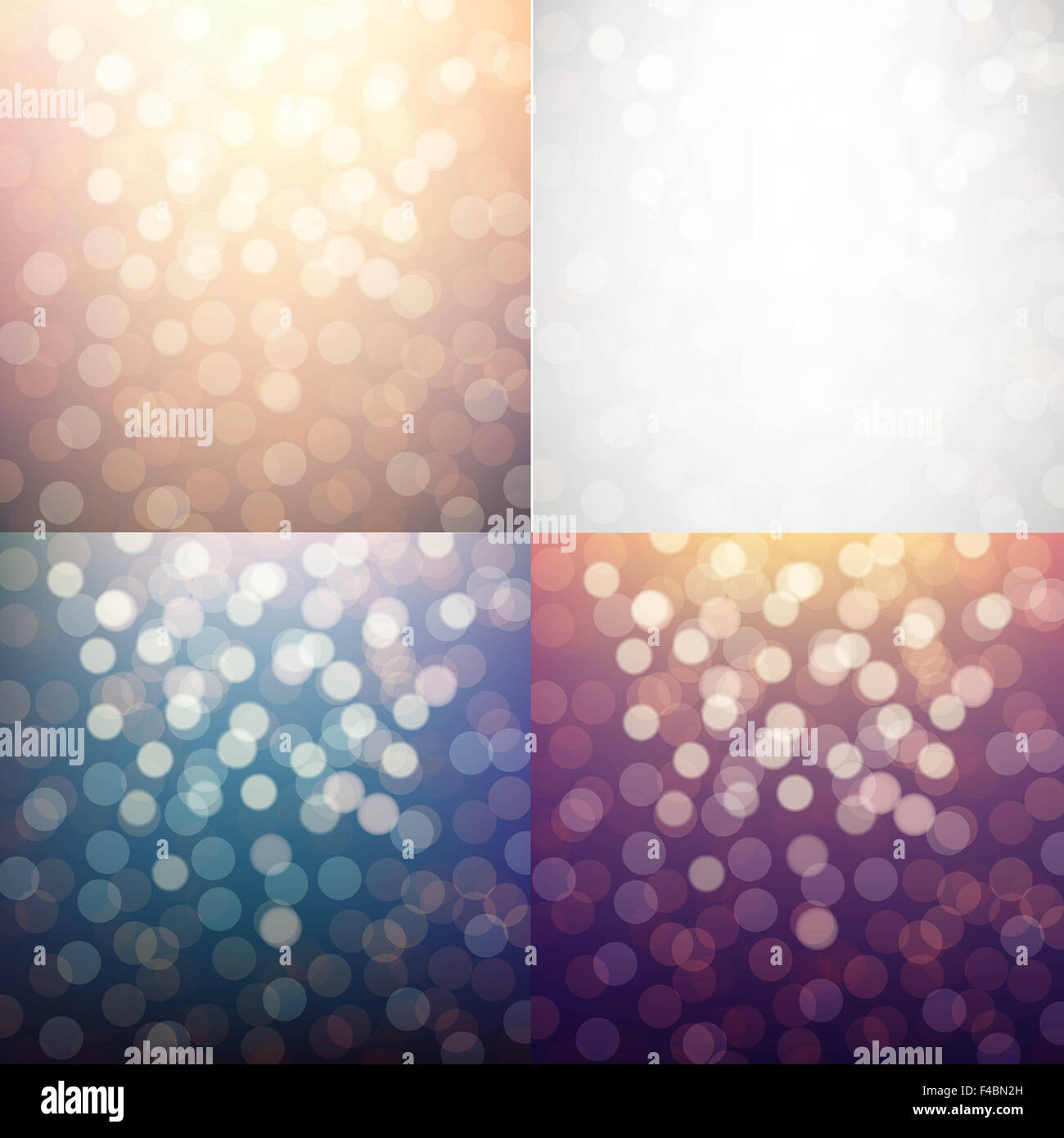 Blurred Backgrounds Set Stock Photo