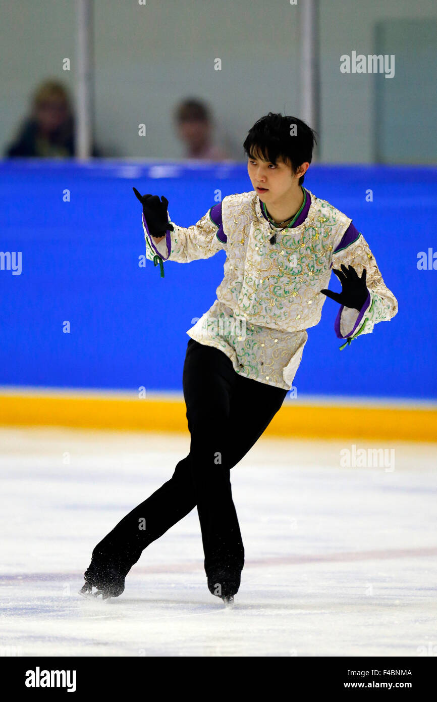 Barrie, Ontario, Canada. 15th Oct, 2015. Yuzuru Hanyu (JPN) Figure