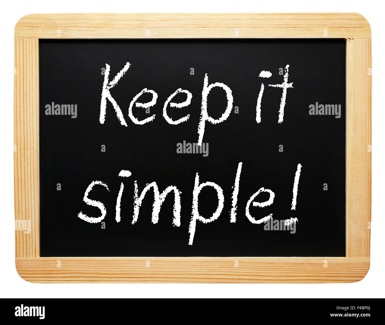 Keep it simple ! Stock Photo