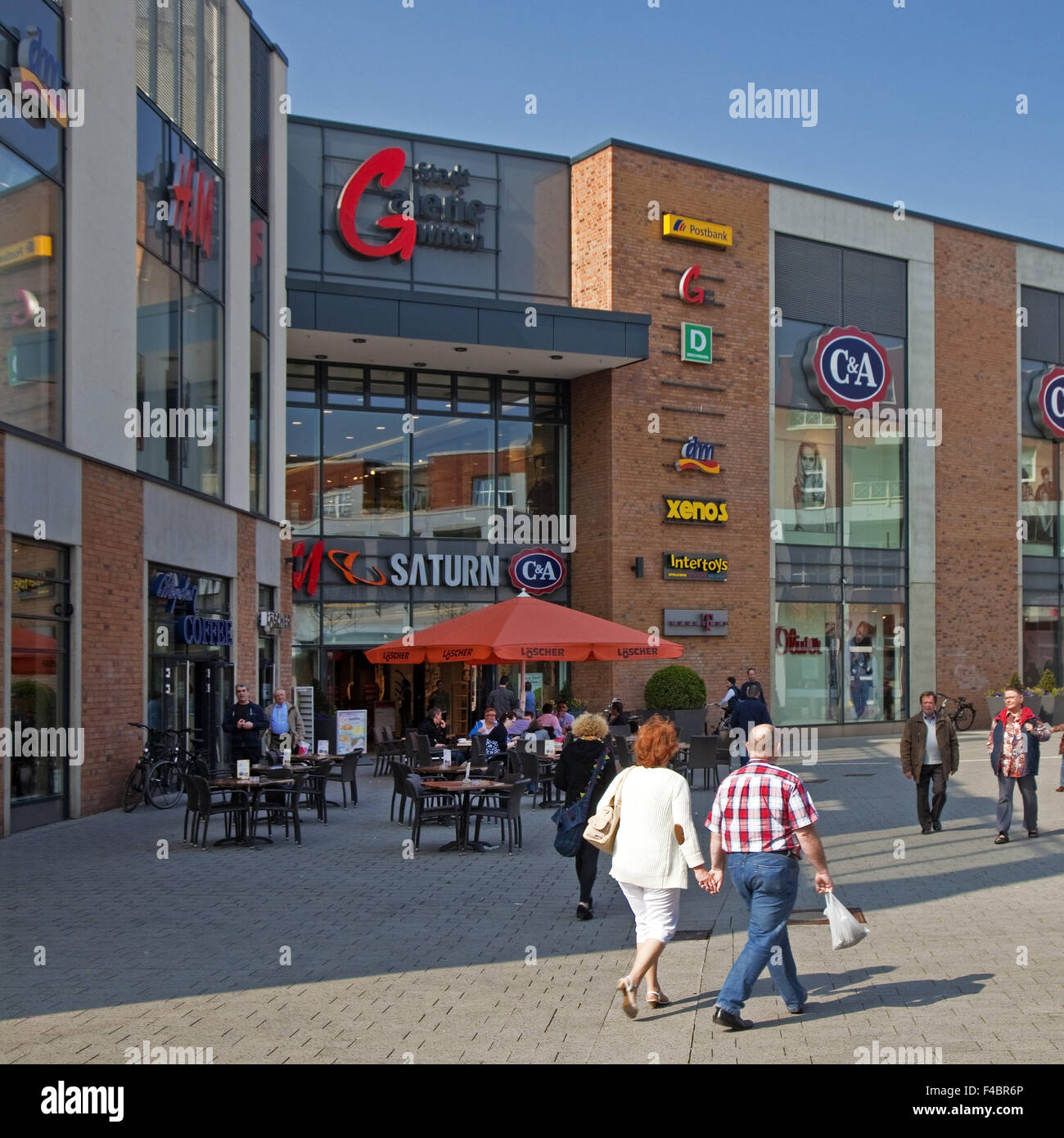 Shopping Center City Gallery, Witten, Germany Stock Photo