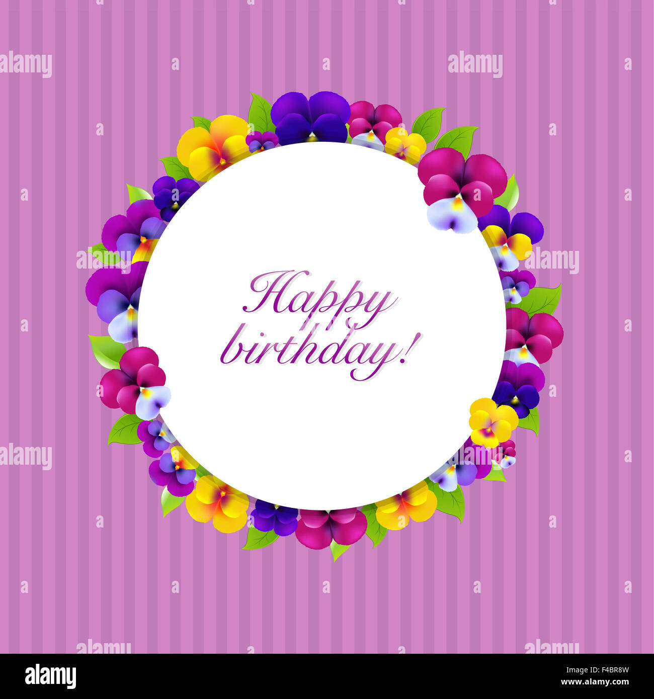 Color Flowers Banner Stock Photo 88770217 Alamy
