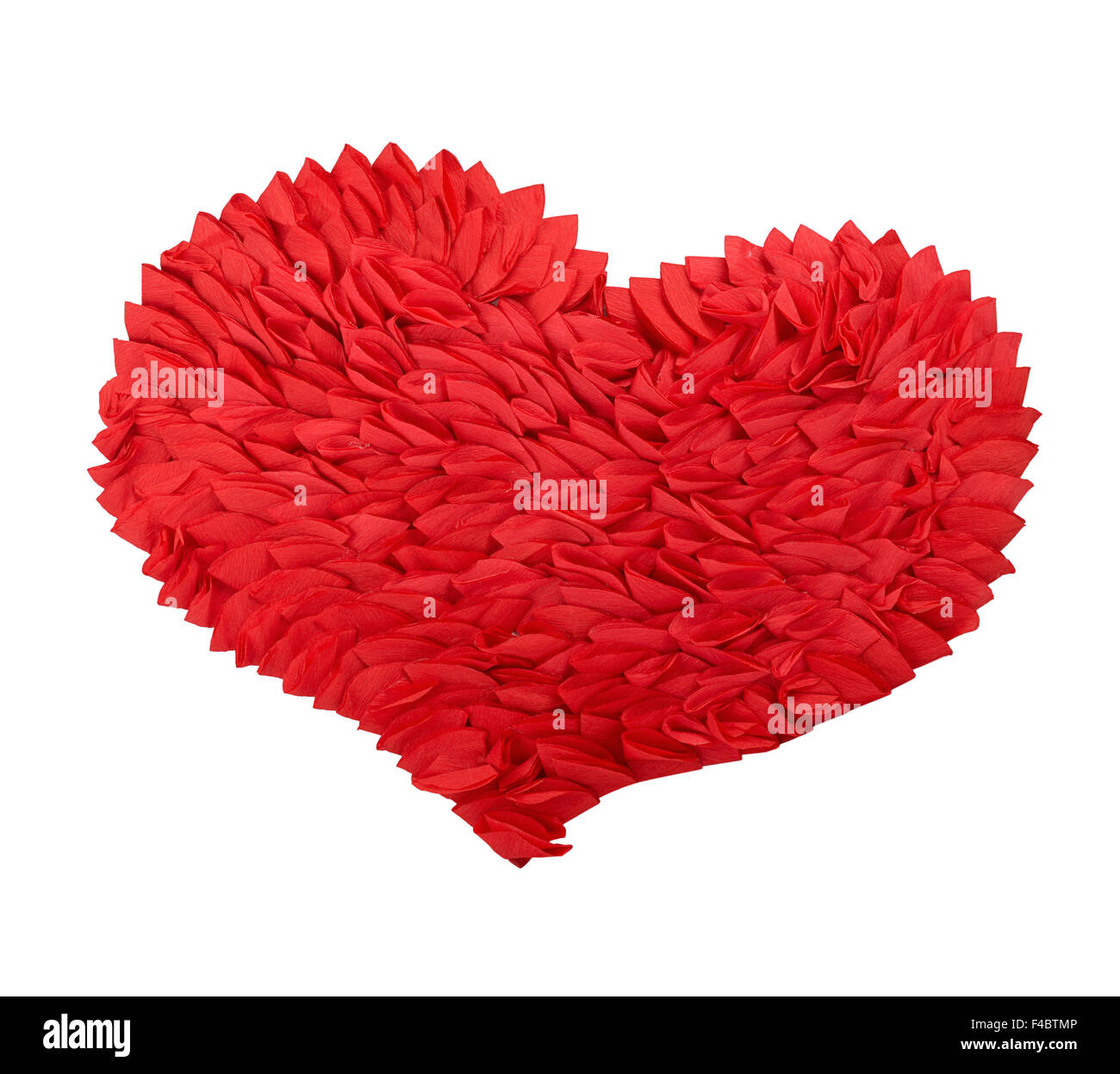 The great red paper heart Stock Photo Alamy