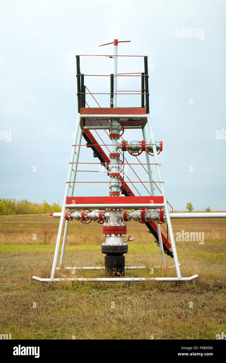 oil and gas processing plant Stock Photo