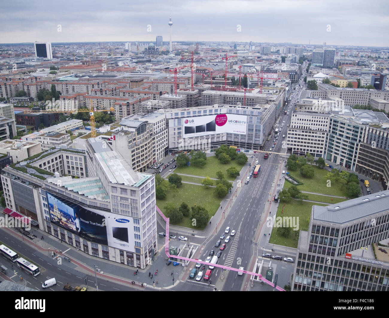 Berlin Leipziger Strasse Stock Photo Alamy