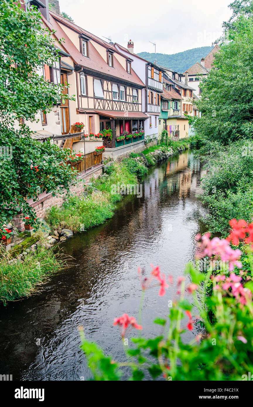 Traditional houses in alsace Stock Photo Alamy