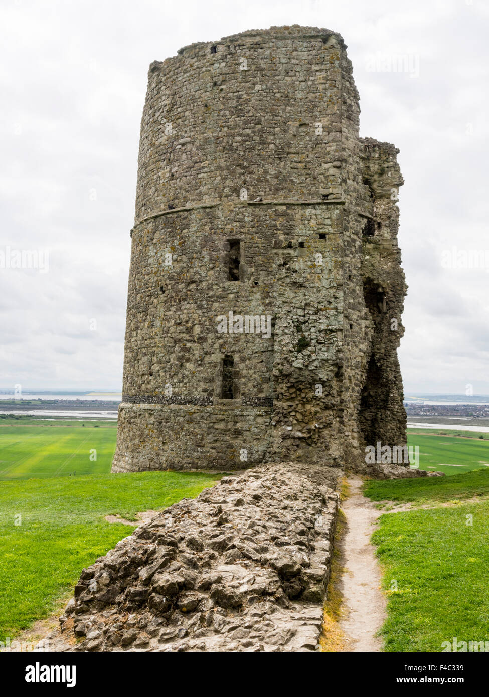 The ruins of Hadleigh Castle in Essex Stock Photo Alamy