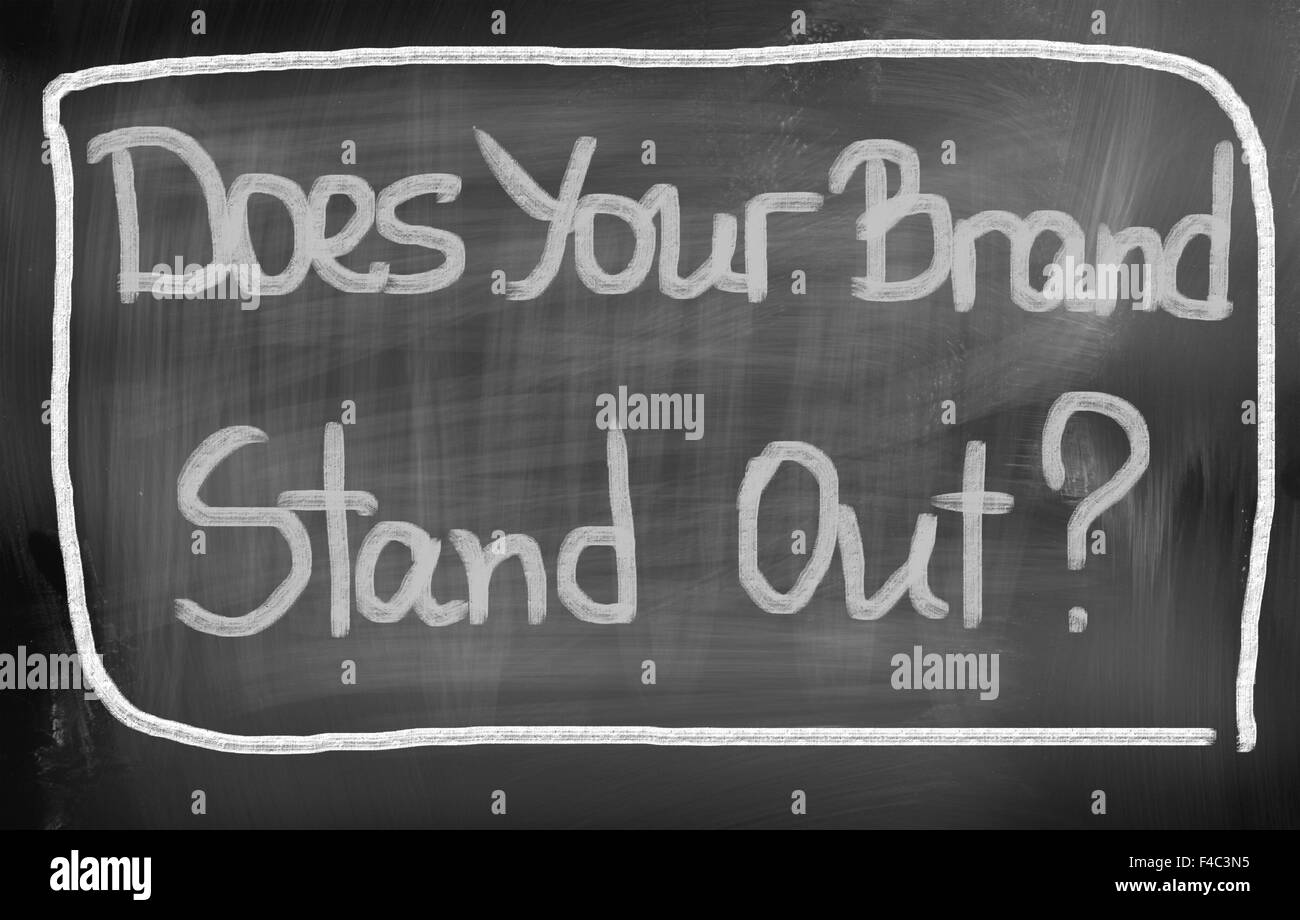 Does Your Brand Stand Out Concept Stock Photo Alamy