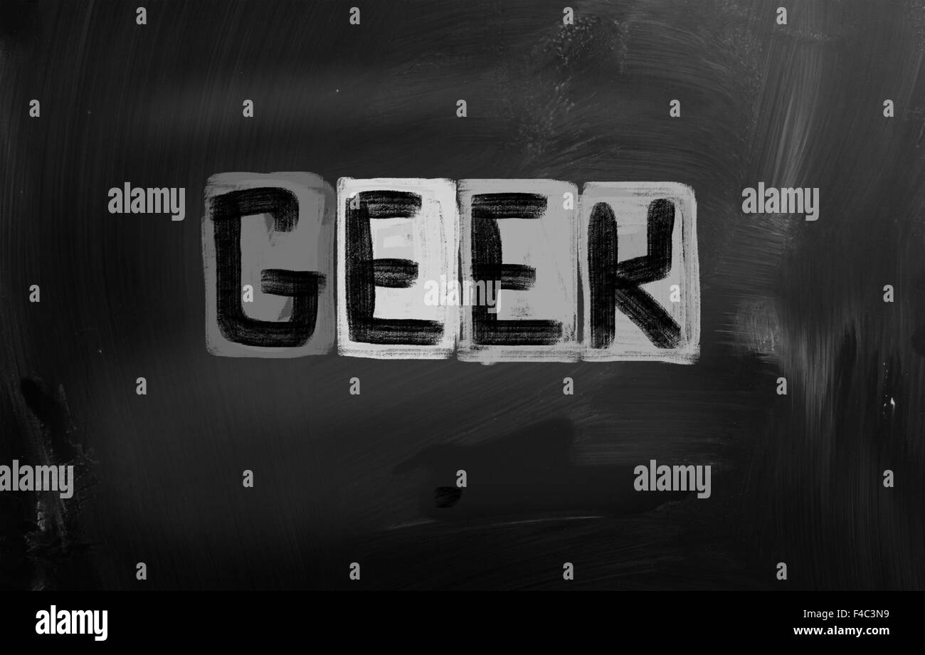 Geek Concept Stock Photo