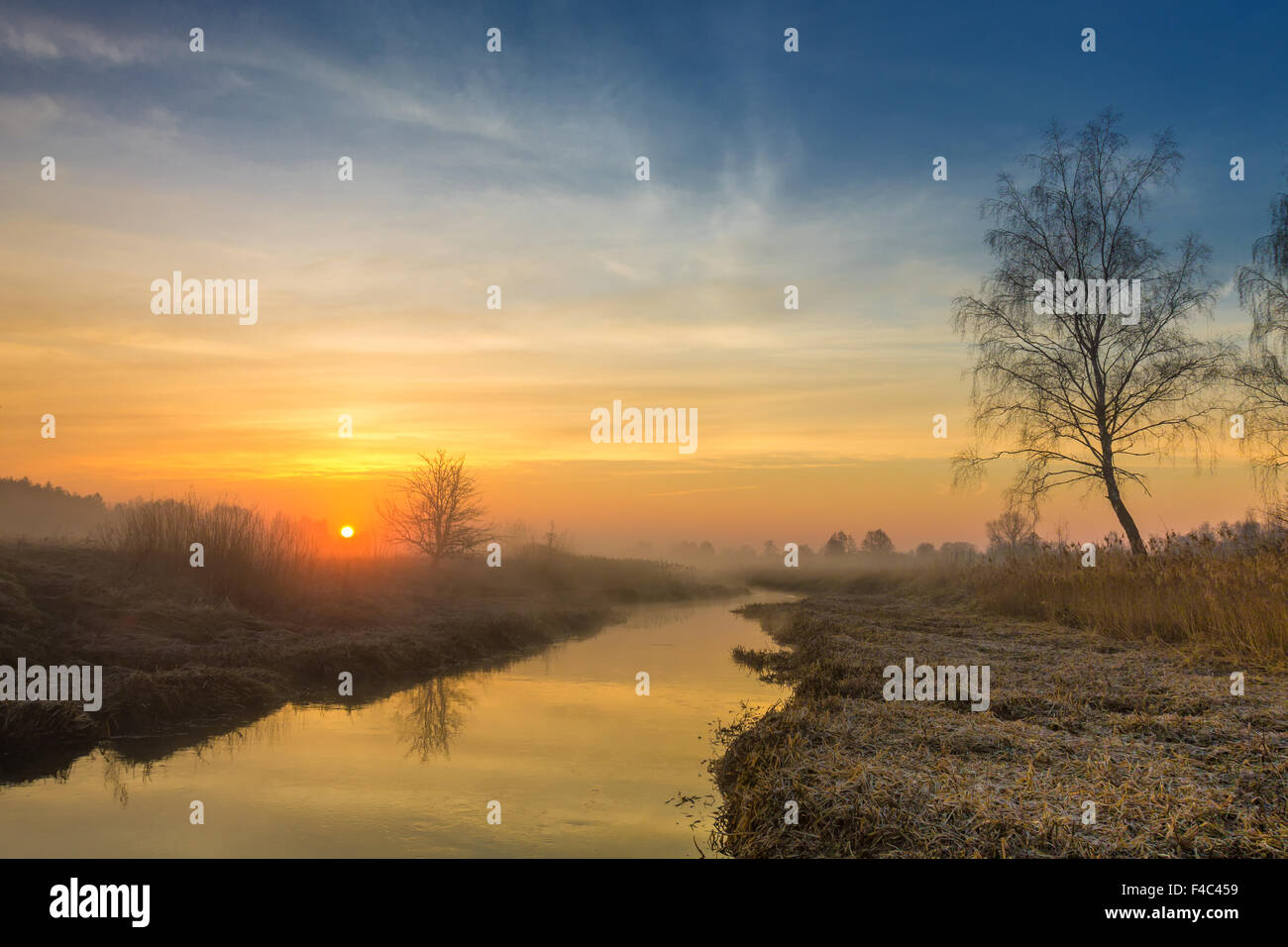 fog on the river 5 Stock Photo - Alamy