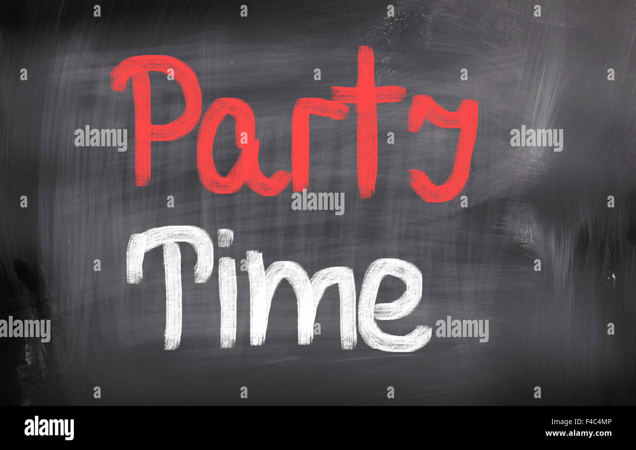 Party Time Concept Stock Photo - Alamy
