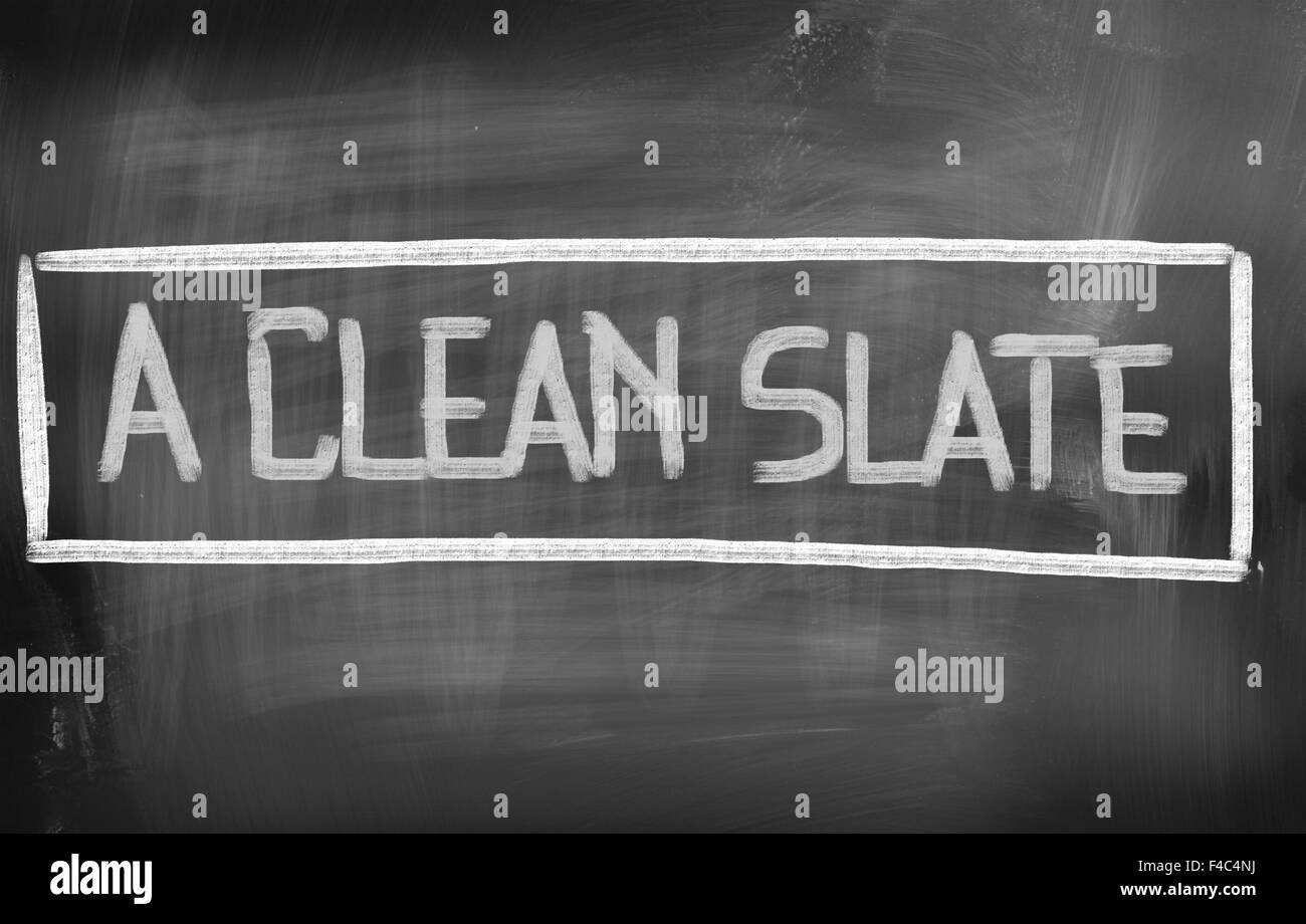 Clean slate hi-res stock photography and images - Alamy