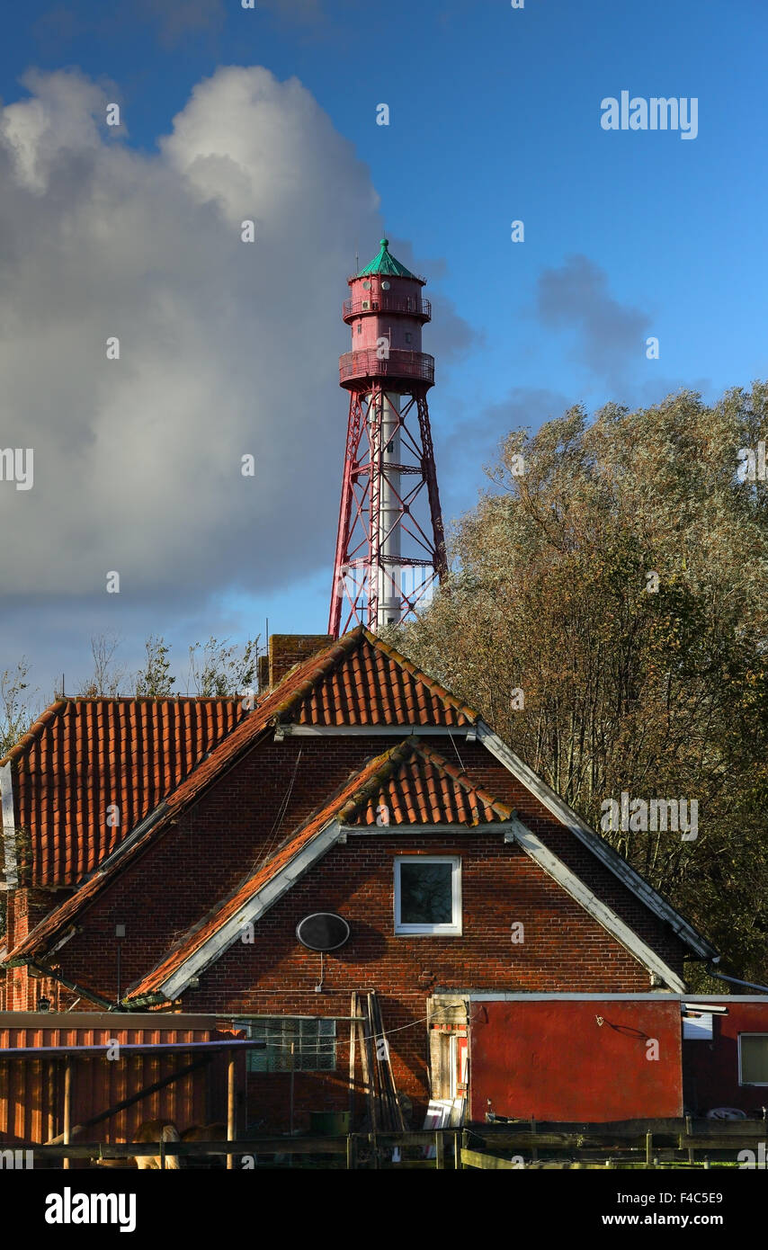 Lighthouse Campen Stock Photo