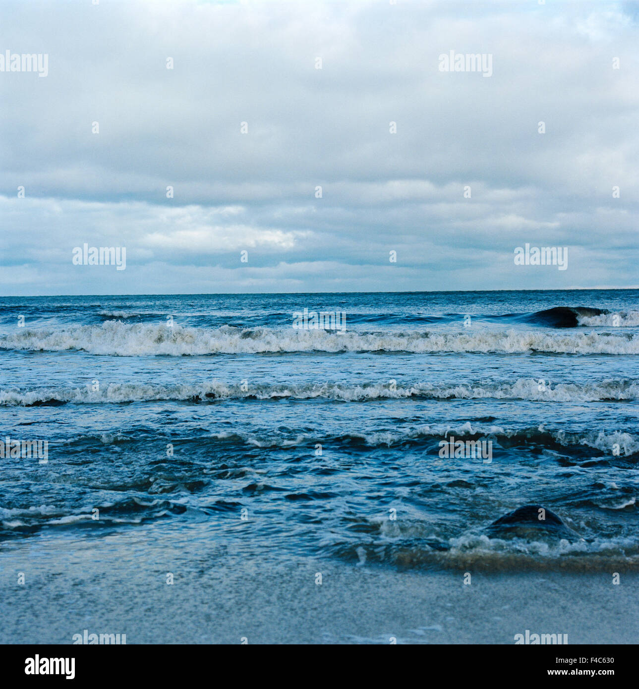 Cloudy Sky over the Sea Stock Photo - Alamy