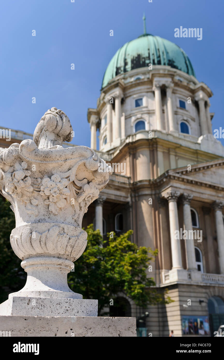 The Royal Palace on Castle Hill In Budapest, Hungary. Stock Photo