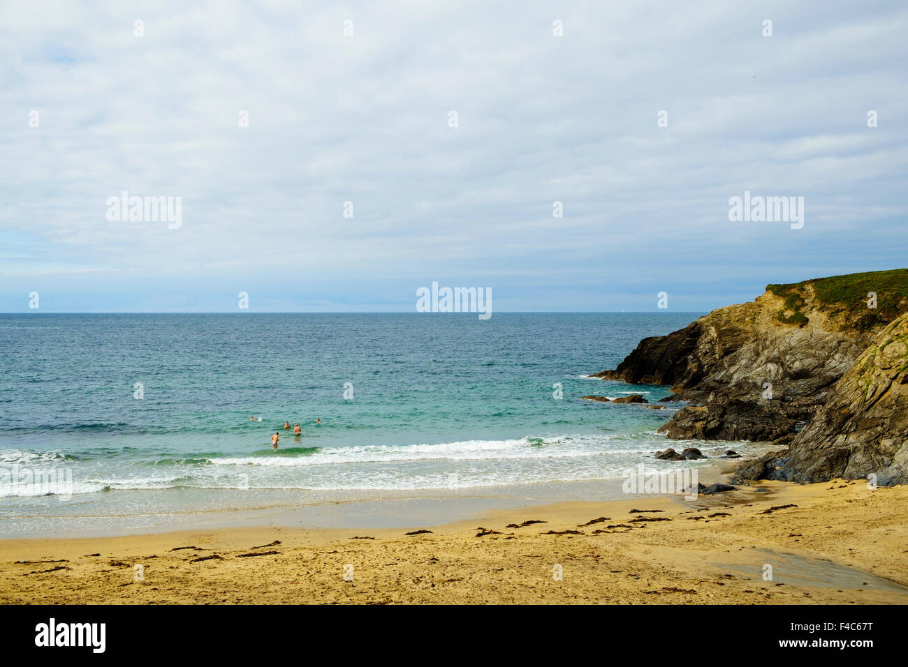 Polurrian Beach, Mullion, Cornwall, England, UK Stock Photo