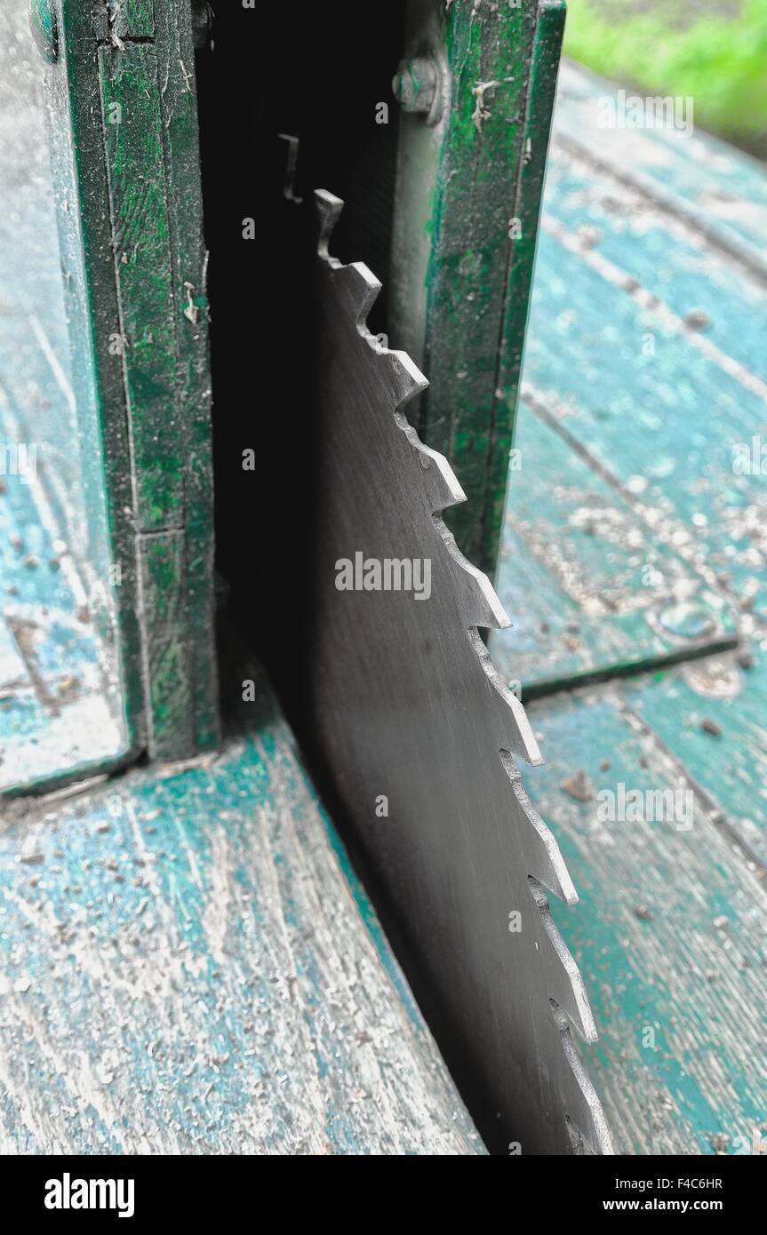 circular saw blade Stock Photo