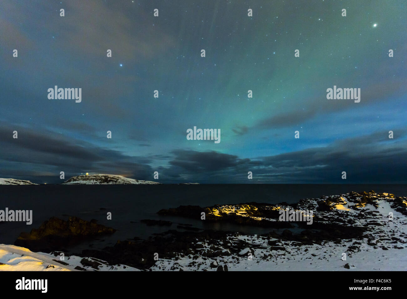 Polar Lights (Aurora borealis) Stock Photo