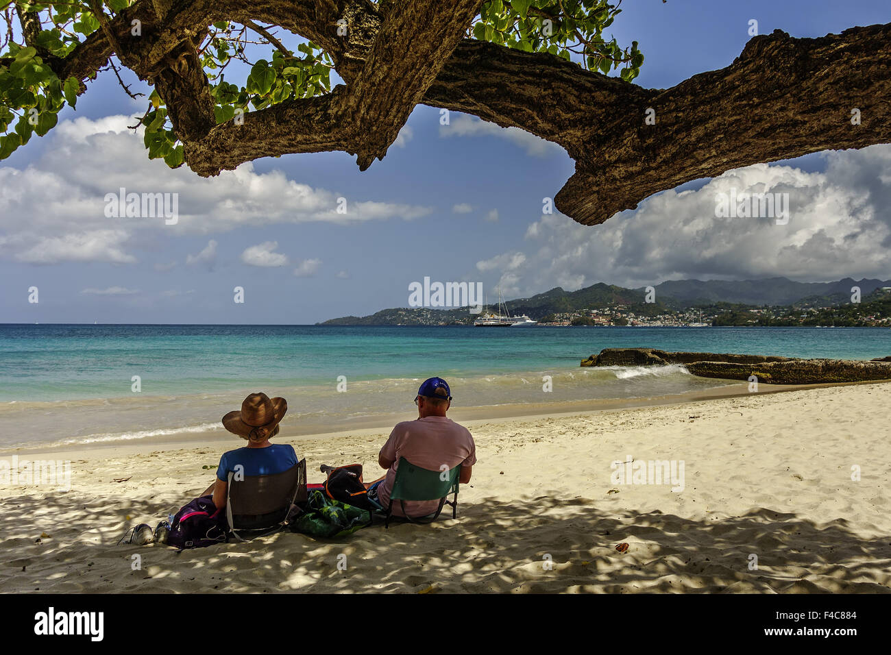Grand Anse Beach grenada West Indies Stock Photo Alamy