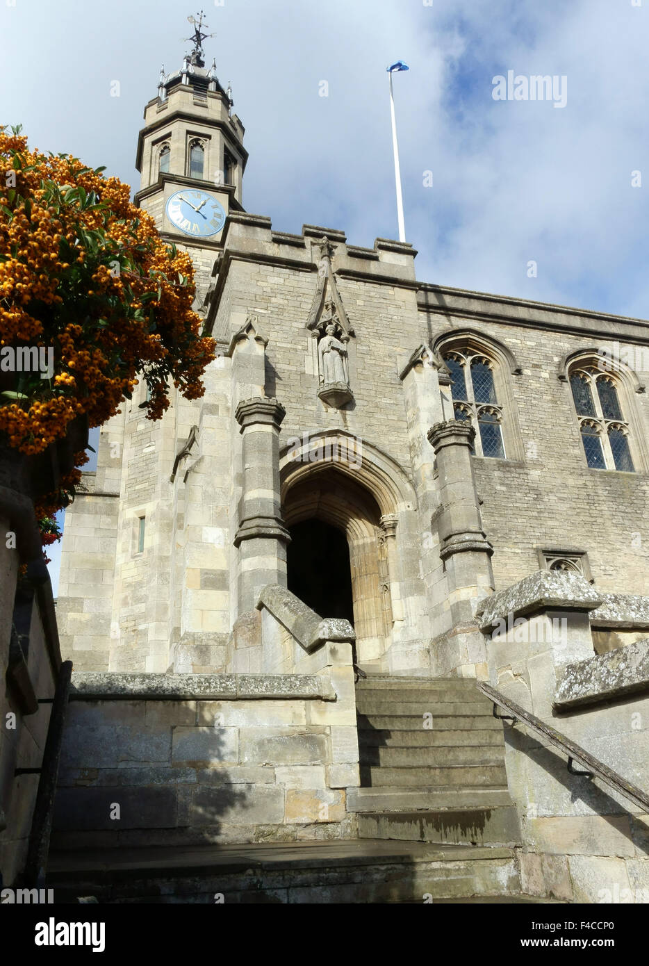 William Browne's Hospital medieval almshouse in Stamford, Lincolnshire Stock Photo