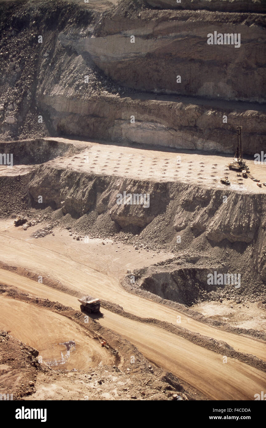 Namibia. World's largest open-pit uranium mine. (Large format sizes available) Stock Photo