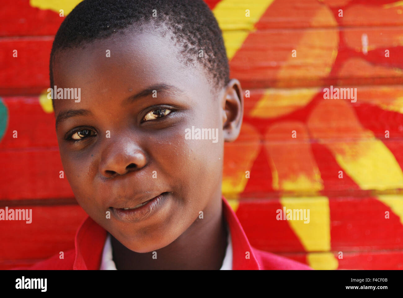 Tanzania Mwanza Portrait Of Smiling Tanzanian Teenage Girl Stock Tanzania Mwanza Portrait Of Smiling Tanzanian Teenage Girl Stock