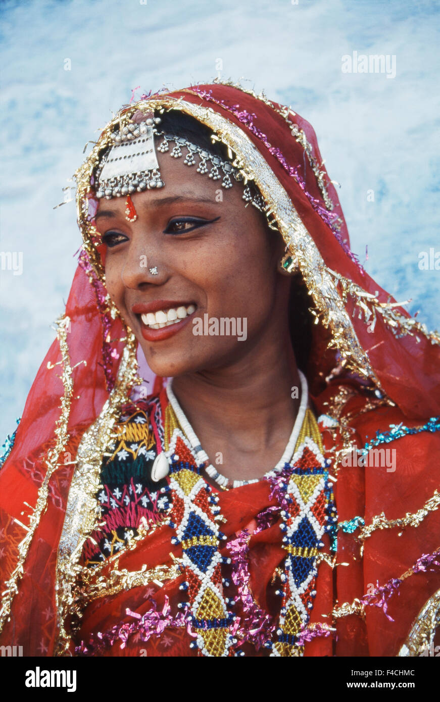 Model Raj Woman India, Rajasthan, Jodhpur, Raj, Woman in traditional dress, looking ...