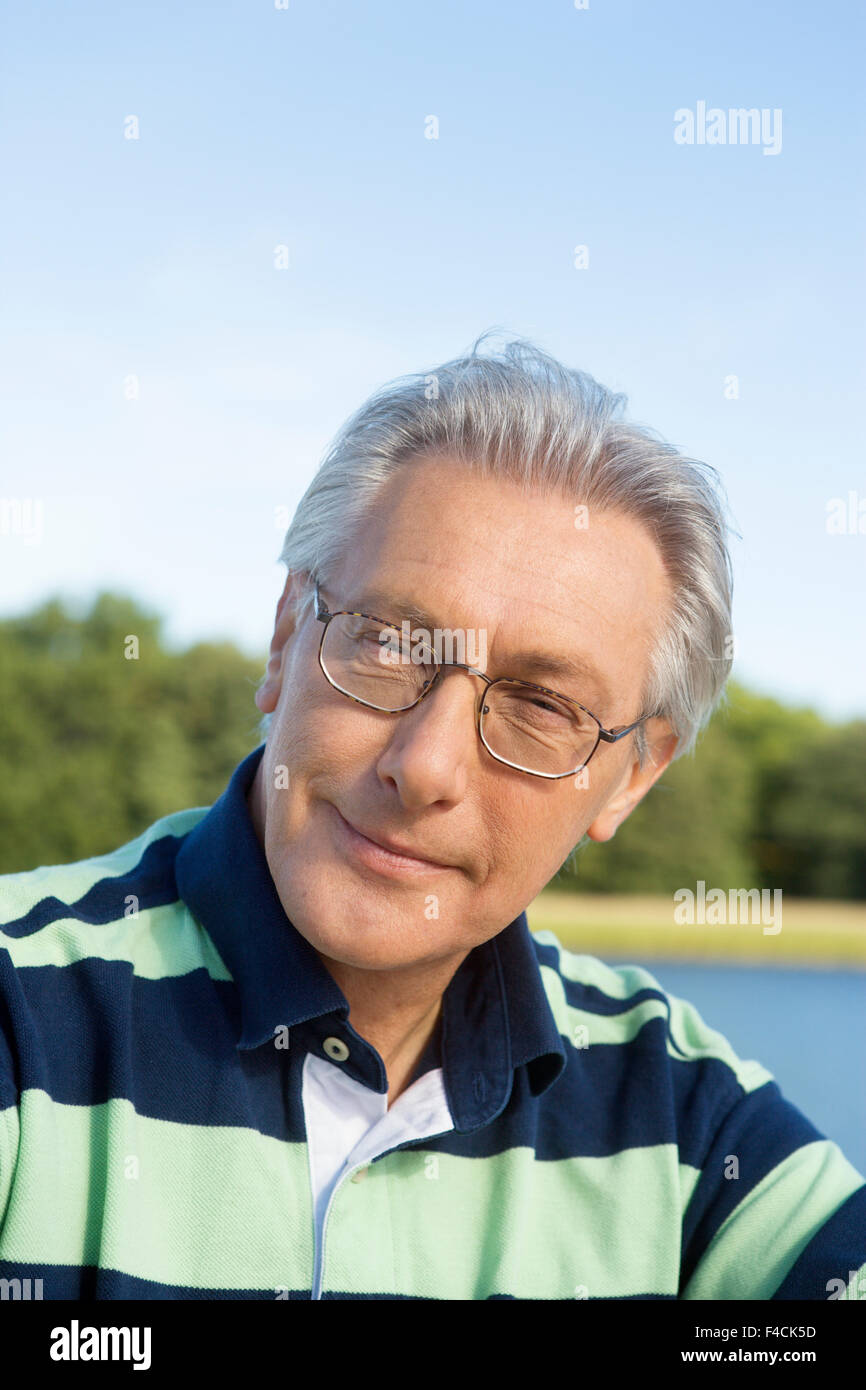 A smiling man, portrait. Stock Photo