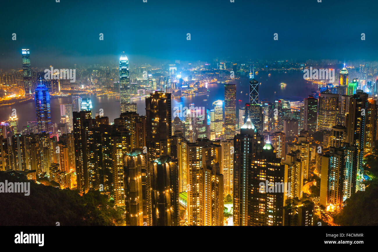 Hong Kong skyline. Stock Photo