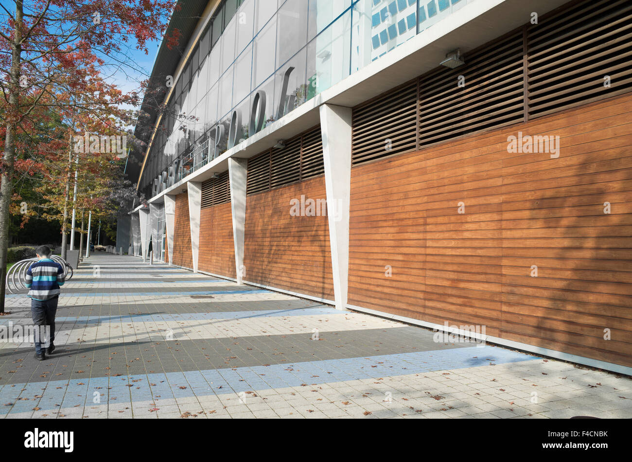 International swimming pool Corby, England Stock Photo Alamy