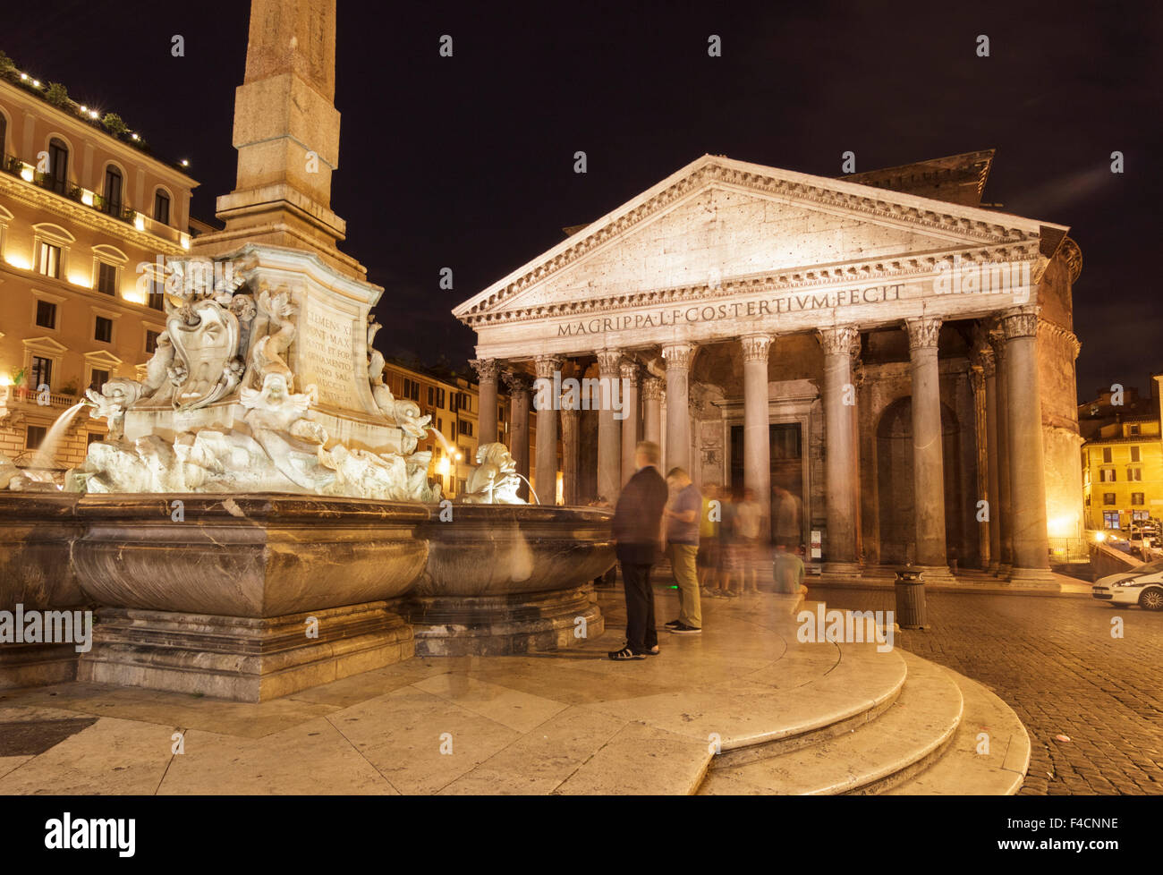 Pantheon on Piazza della Rotonda, Rome, Italy Stock Photo
