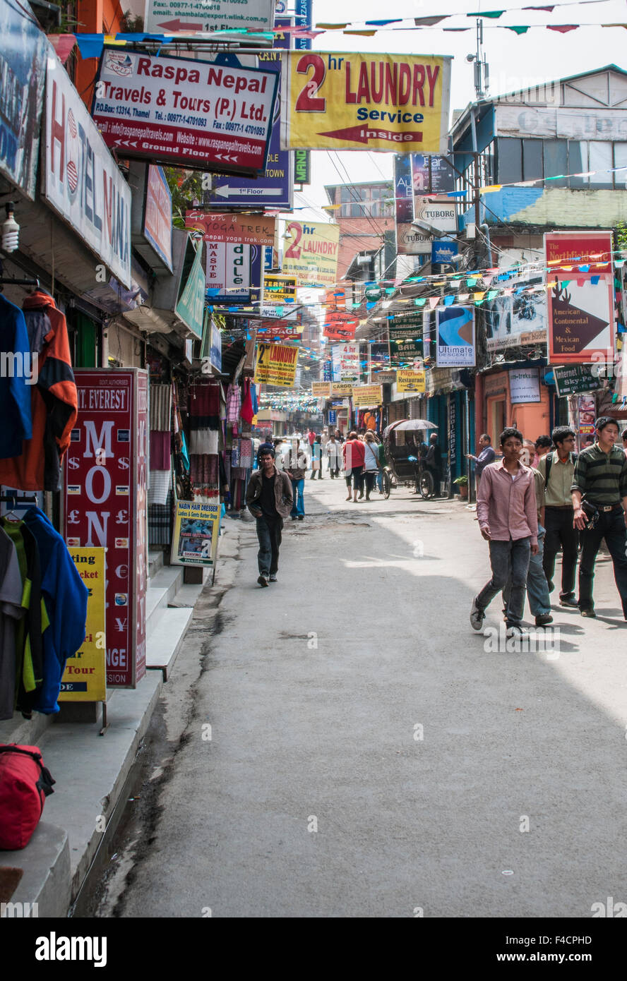 Street Market, Kathmandu, Nepal Stock Photo - Alamy