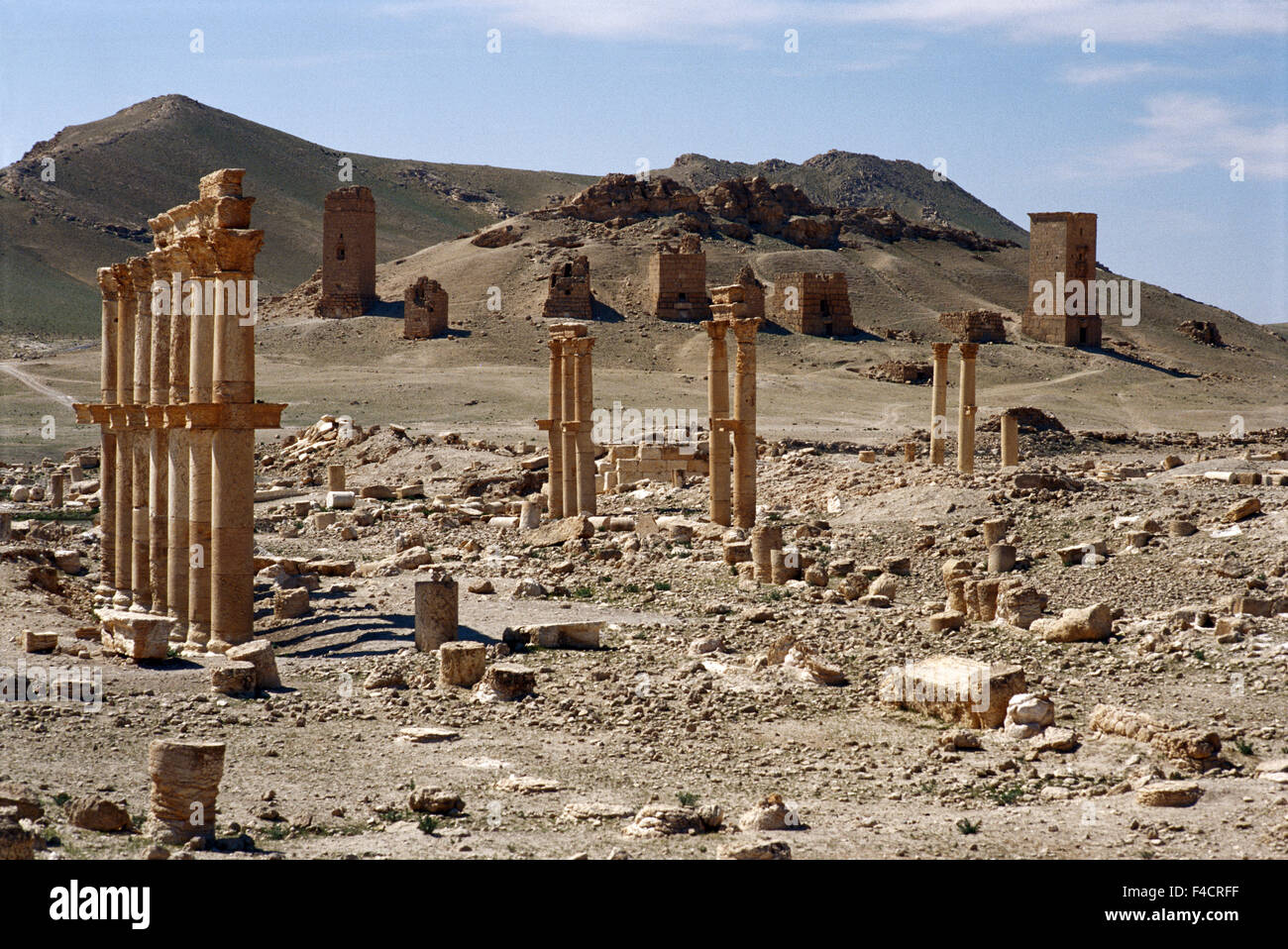 Syria, Palmyra, Ruins of ancient city (Large format sizes available ...