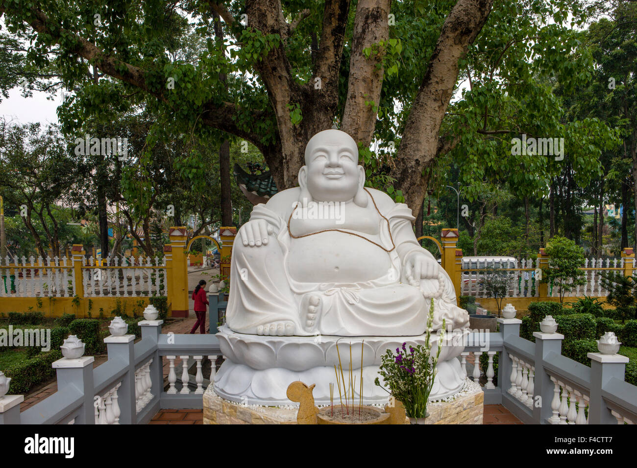 Giac Lam Pagoda. This pagoda is the oldest in Saigon. It was built in 1744 and remodeled in the 19th century. The temple reflects interesting Taoist and Confucian influences in addition to Buddhism. Stock Photo