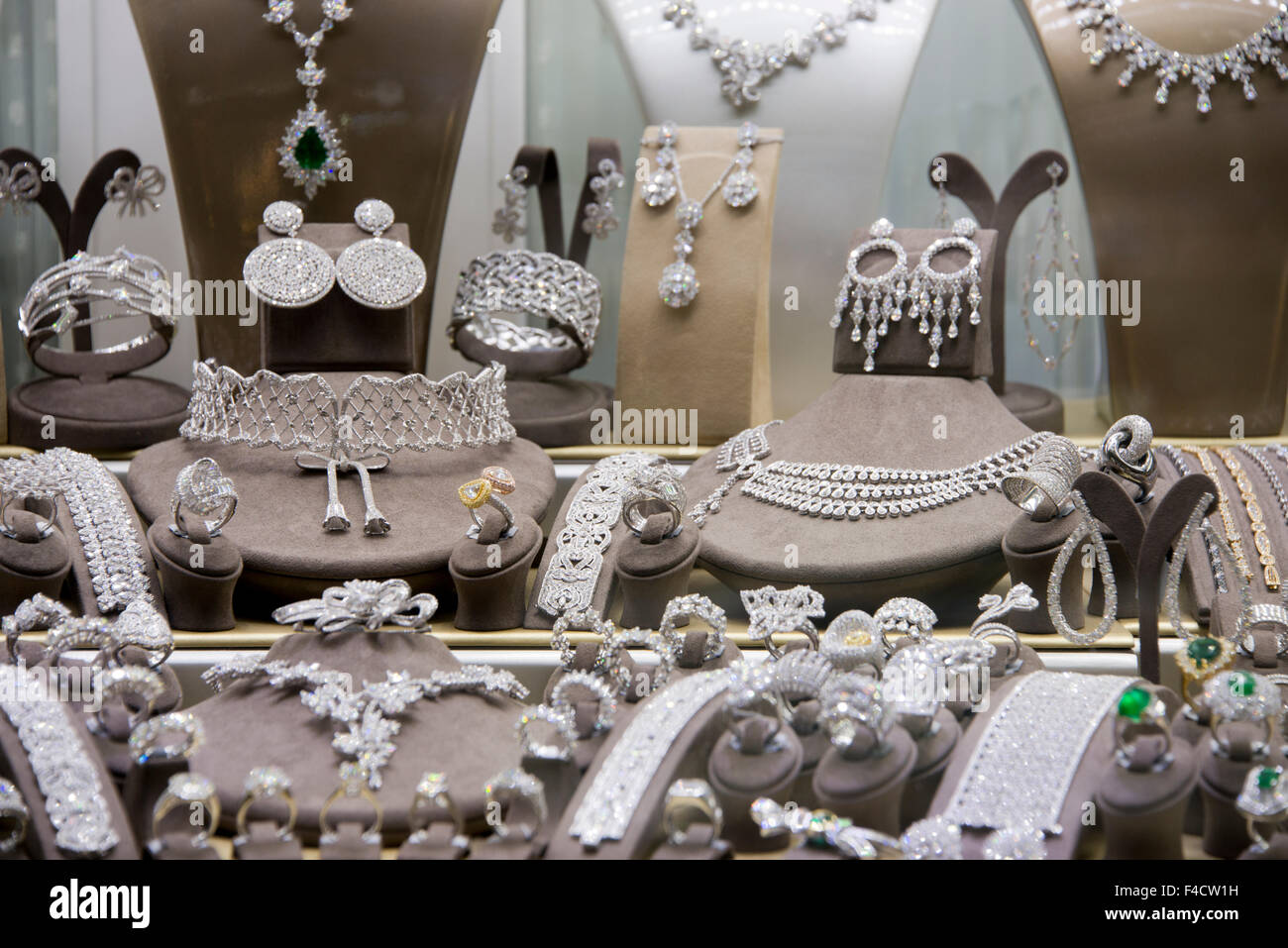 Asia, Turkey, Istanbul. Grand Bazaar (aka Kapalicarsi). High end white