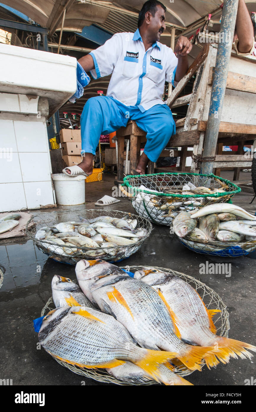 Deira Fish Market, Dubai, United Arab Emirates Stock Photo Alamy