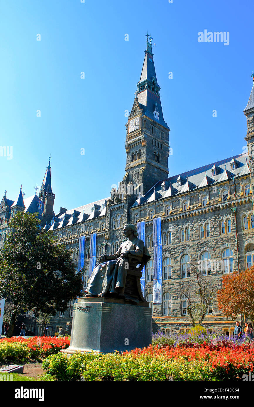 Healy Hall at in Autumn Stock Photo Alamy