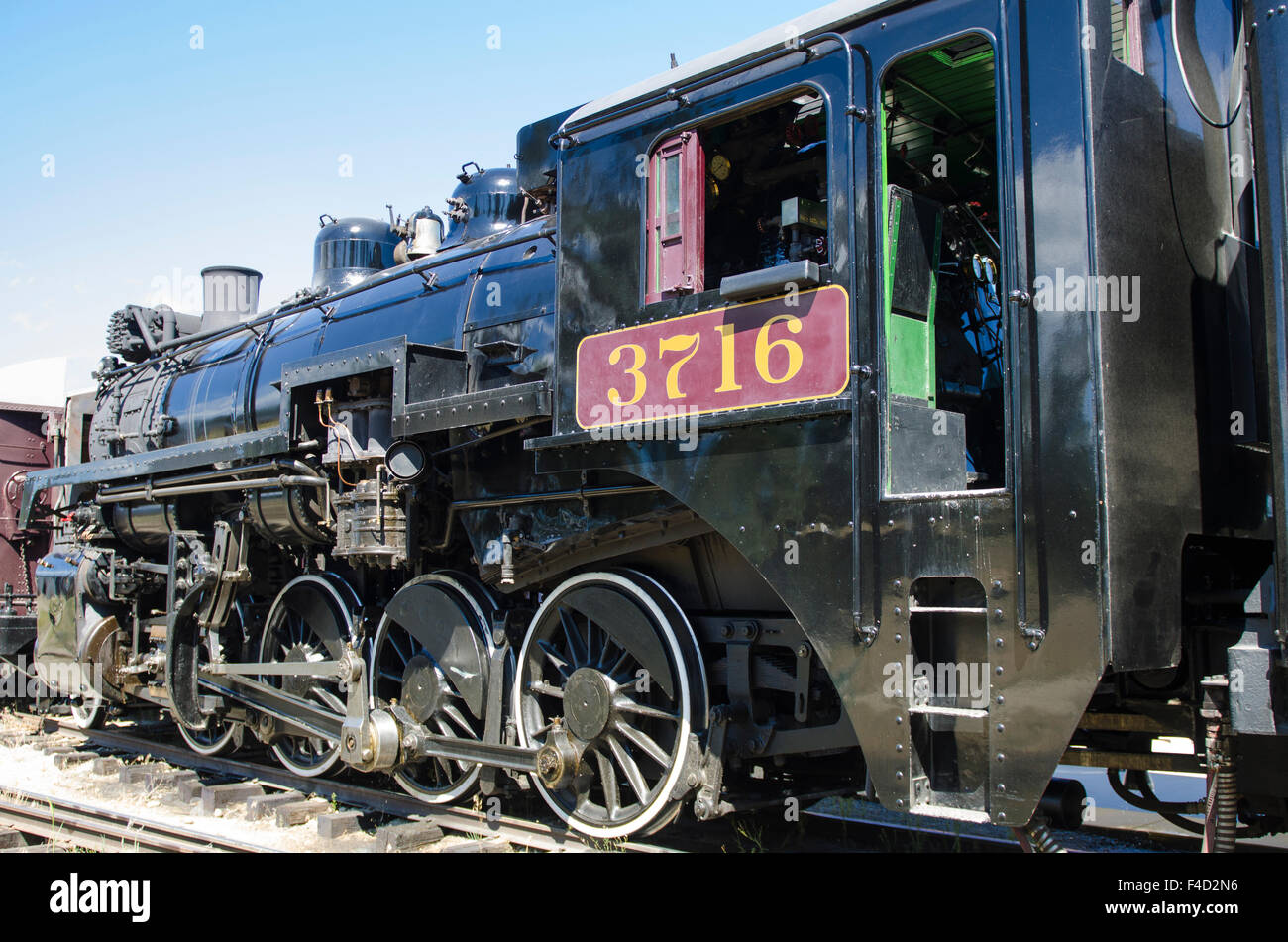 Kettle Valley Steam Railway, Summerland, British Columbia, Canada Stock