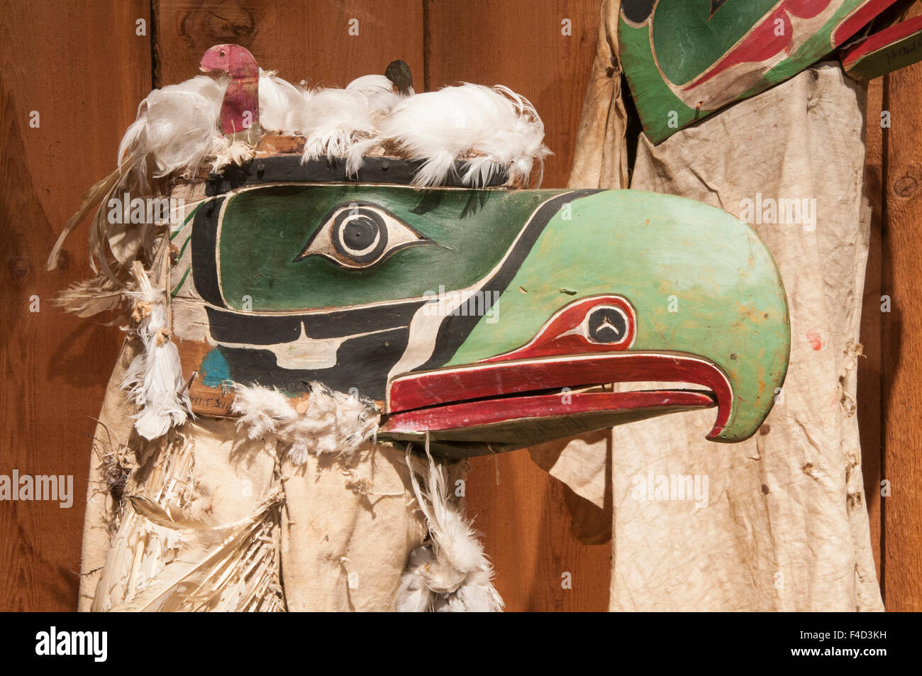 First Nation ceremonial masks at the U'Mista Cultural Centre, Alert Bay